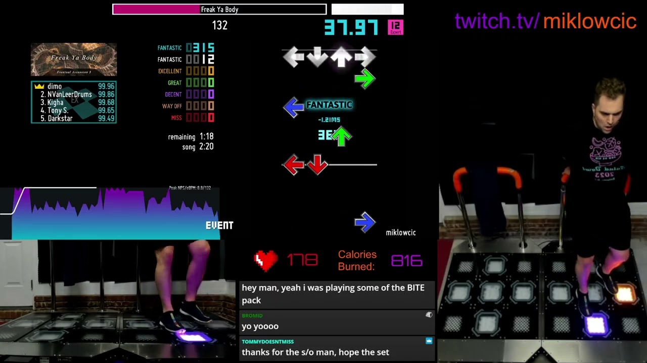 Freak Ya Body [ITG 12] Sight-read Quad! (100% ITG score, 30w)