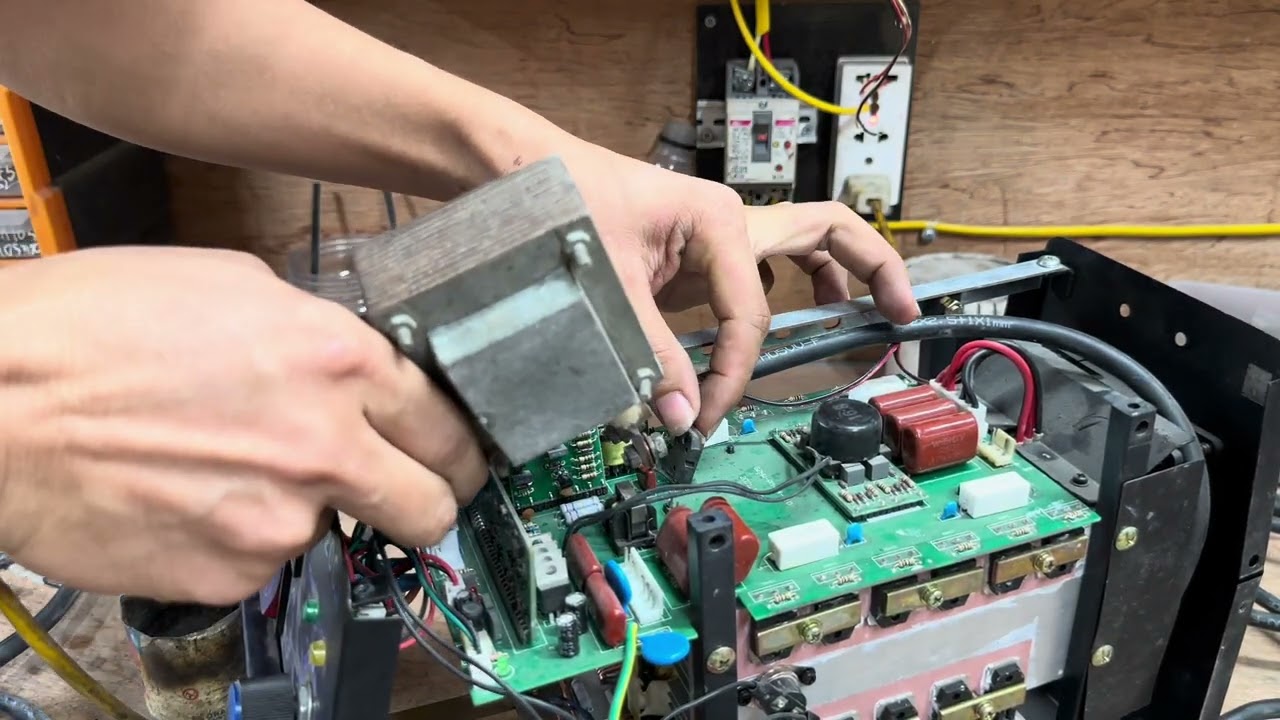 Hướng dẫn sửa máy hàn điện tử lỗi mất nguồn. Điều khiển 24v