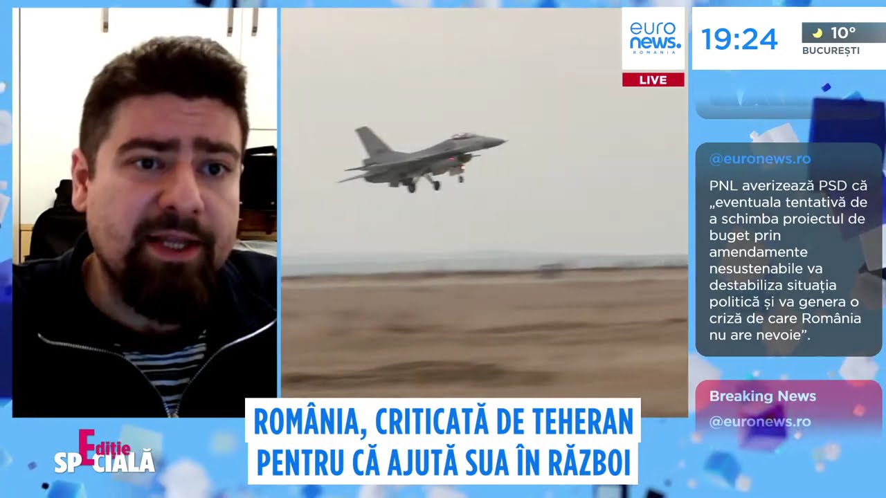 Iran amenință România. Radu Cucută: Nu cred că pe termen scurt există o amenințare militară directă