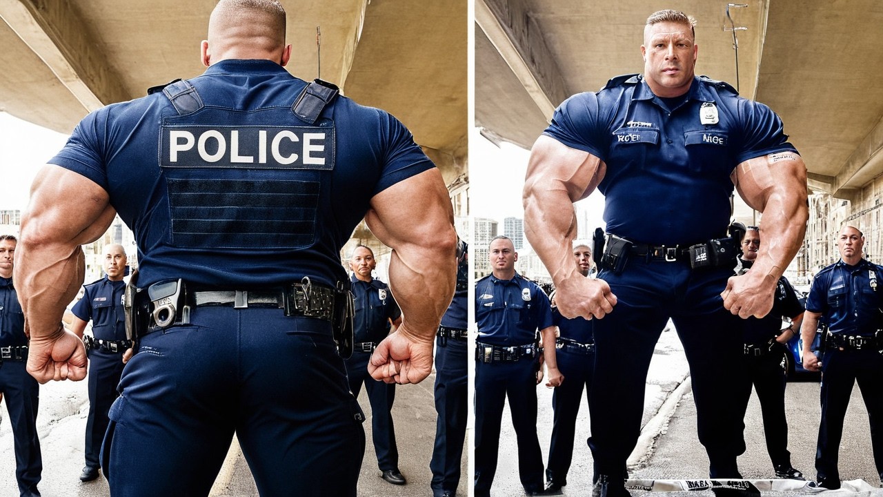 Les POLICIERS les plus GRANDS et les plus FORTS du Monde !