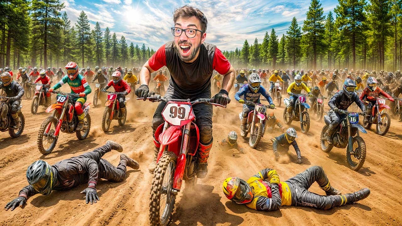 ASÍ SON LAS CARRERAS en MASA de MOTOS MOTOCROSS en RIDERS REPUBLIC 😍