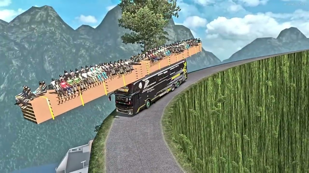 Bus Ride on the Highest Roads in the World Euro Truck Simulator 2