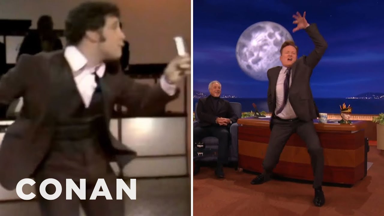 Tom Jones & Conan Compare Dance Moves | CONAN on TBS