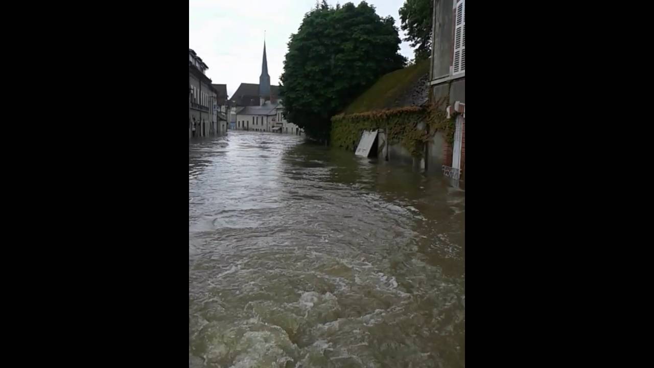 Inondation à Souppes sur Loing