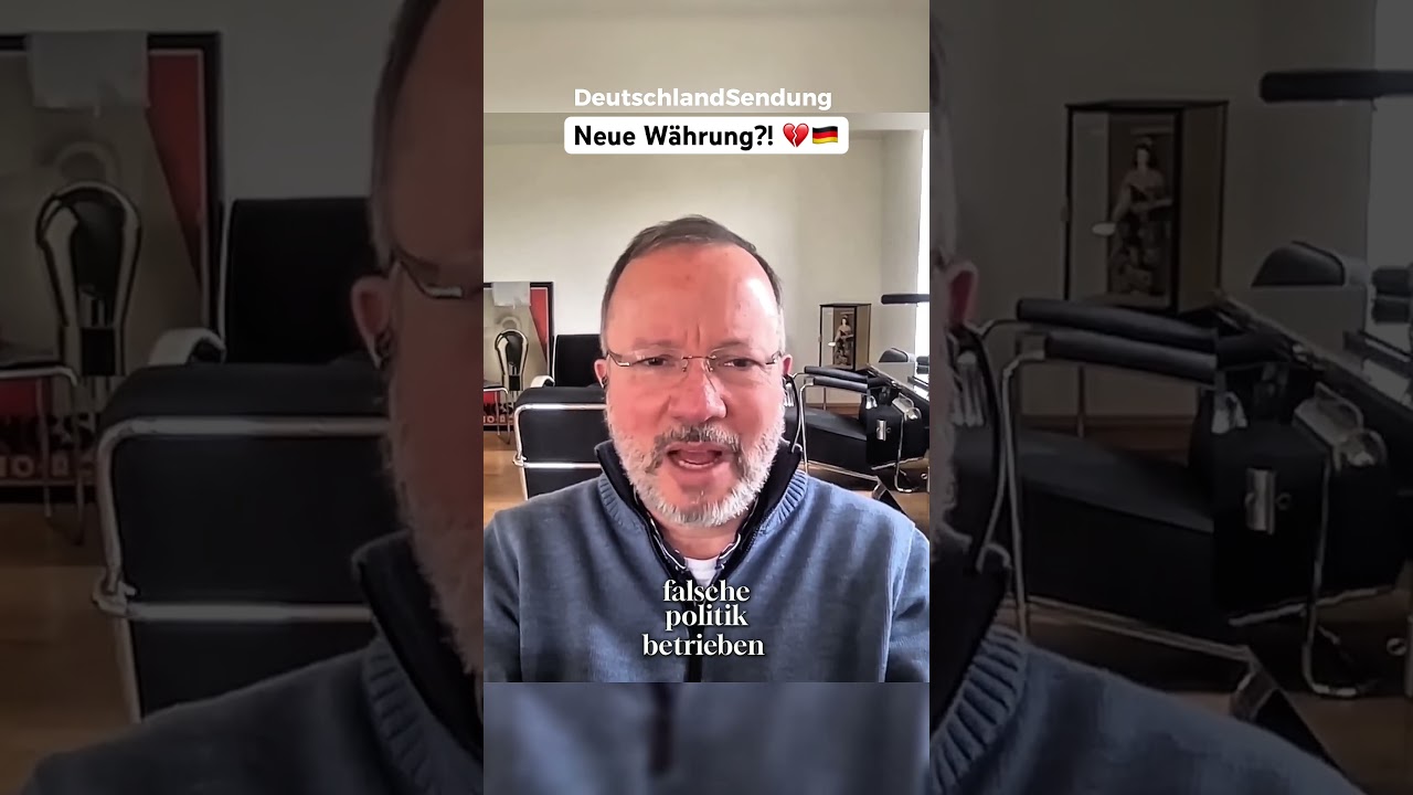 Neue W&auml;hrung?! 🇩🇪💔#deutschland #markuskrall #deutsch #deutschlandsendung #krall #drmarkuskrall