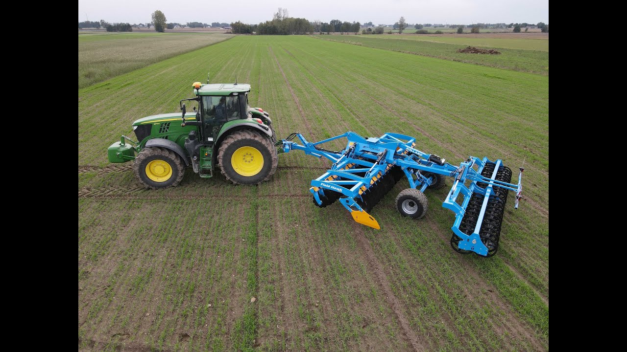 Brona Talerzowa P&oacute;łzawieszana ROLLAND BH-5.0 Hydraulically folded disk harrow  poplon kukurydza