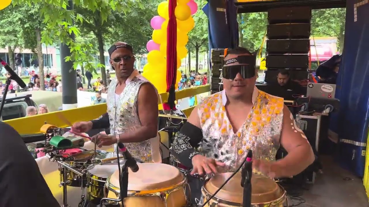 Tsunami Aruba -Sound Check @ Zomer Carnaval Rotterdam.