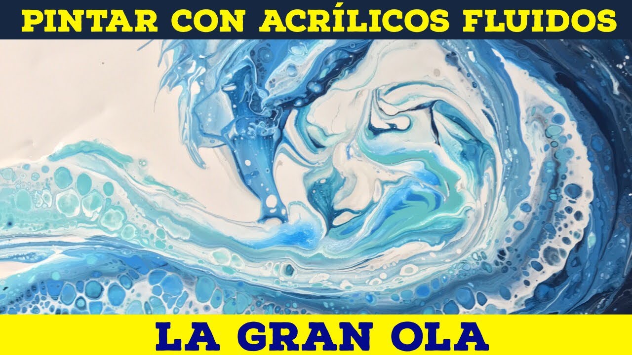 LA GRAN OLA DE POURING 🌊 - Curso de Arte Acrílico Fluido