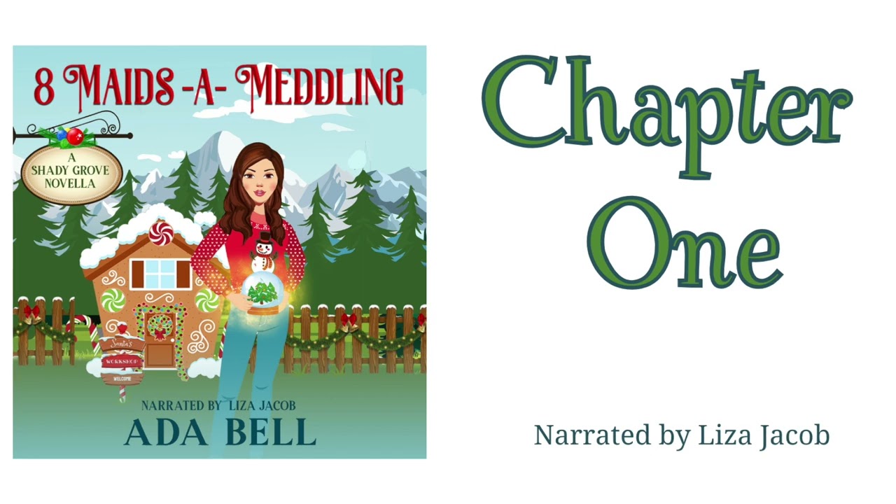 8 Maids a-Meddling, a full length Christmas paranormal cozy mystery novella with HUMAN NARRATOR