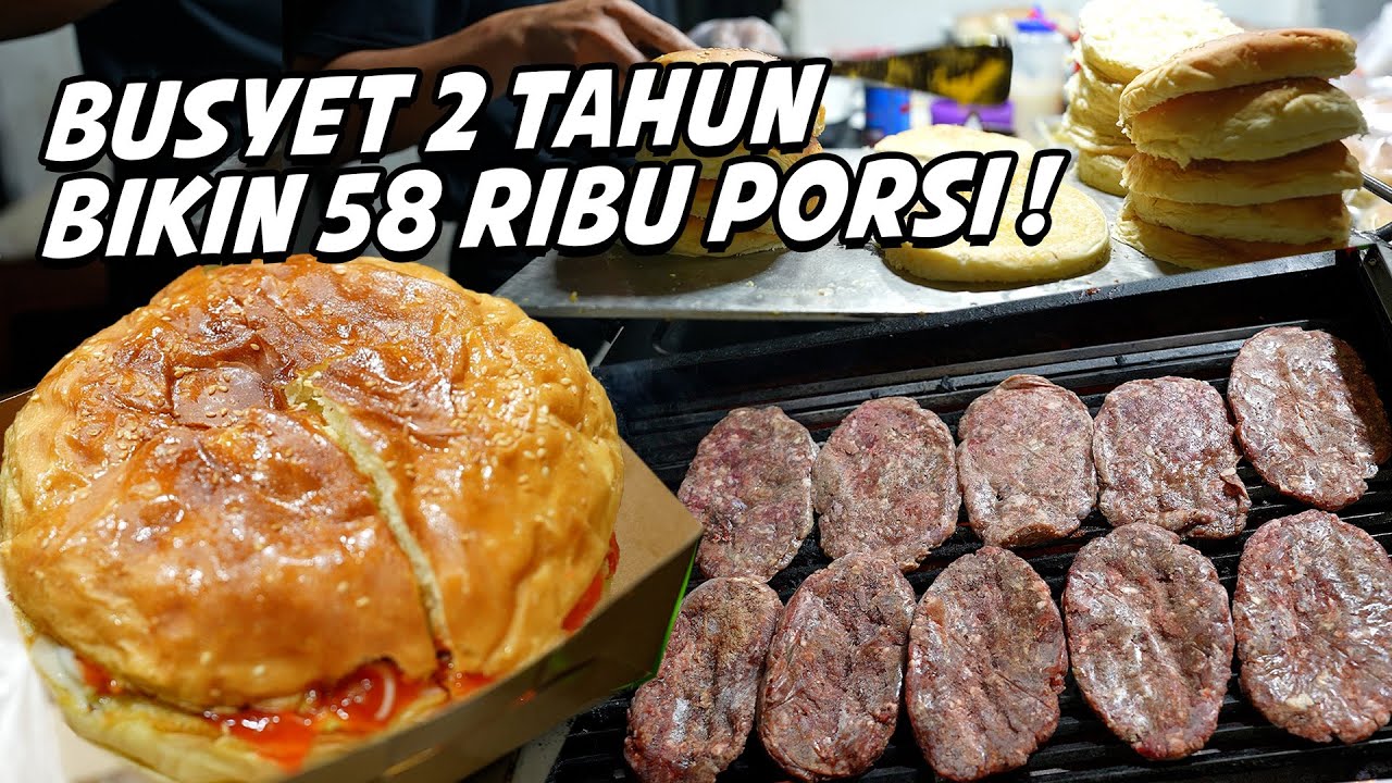 TANGAN PEMBUAT BURGER MONSTER TERBANYAK ADA DI JAKARTA !