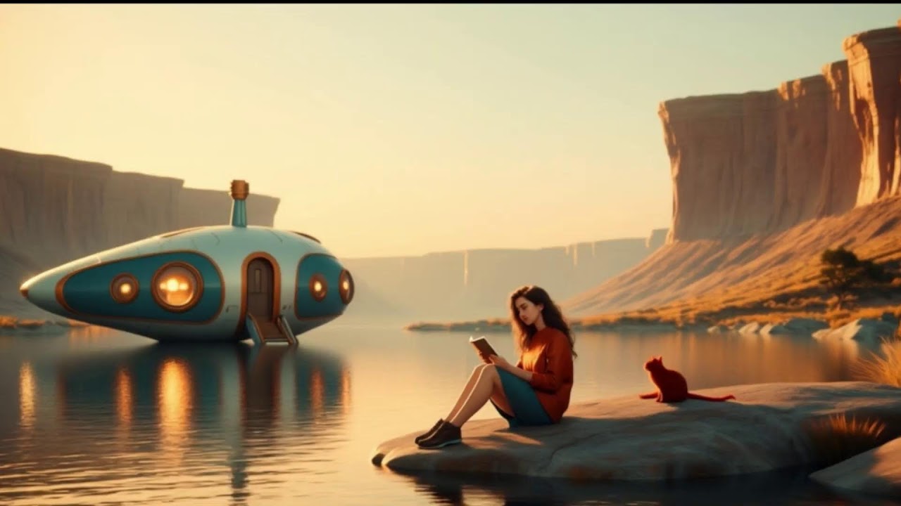 Calm Planet &mdash; AI Ambient Stream | Peaceful Futuristic World for Relax & Focus