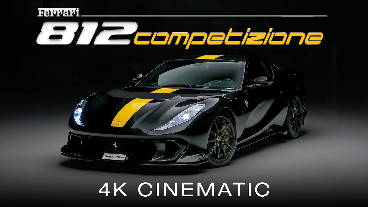 Details of the Ferrari 812 Competizione in 4K | Interior + Exterior