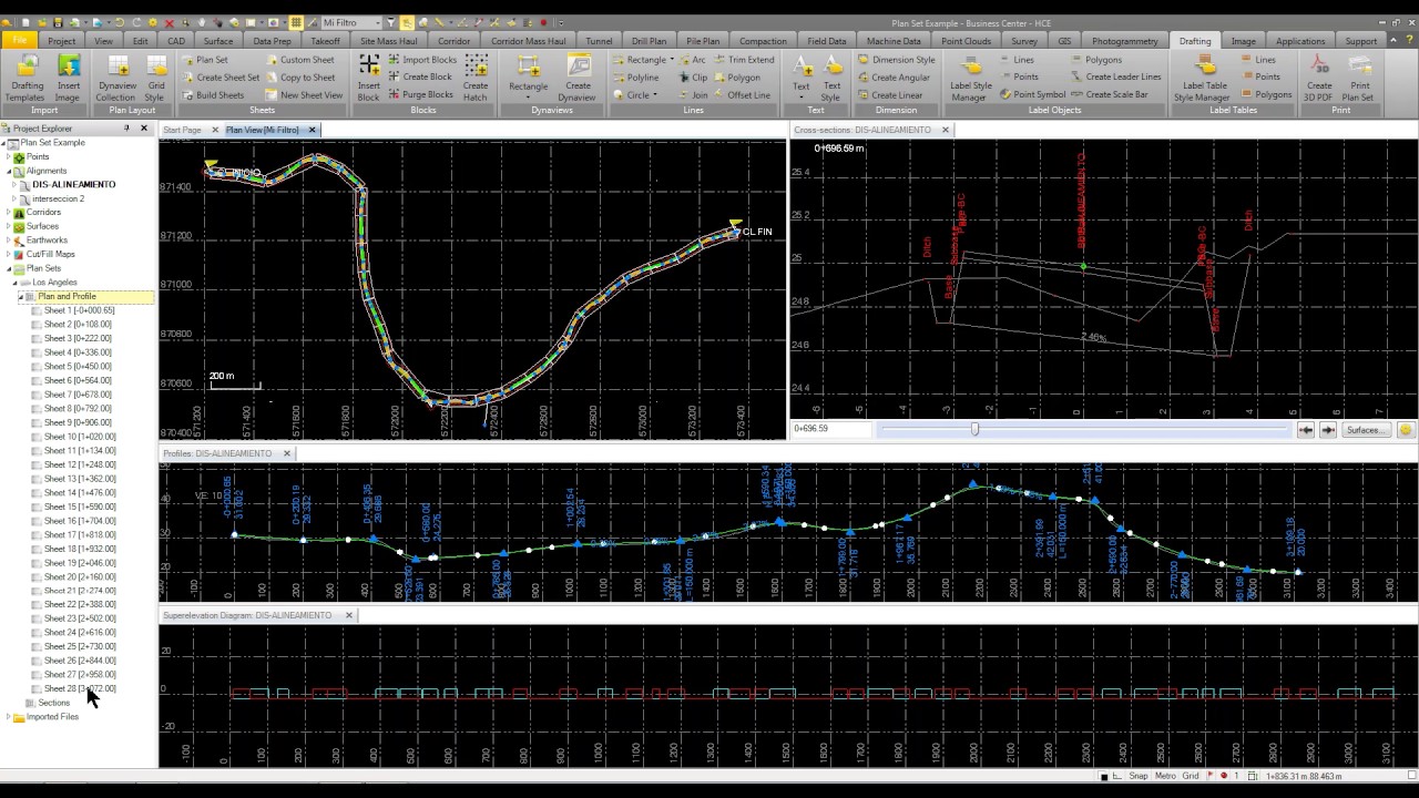 Trimble Business Center - HCE: Create Sheet Sets
