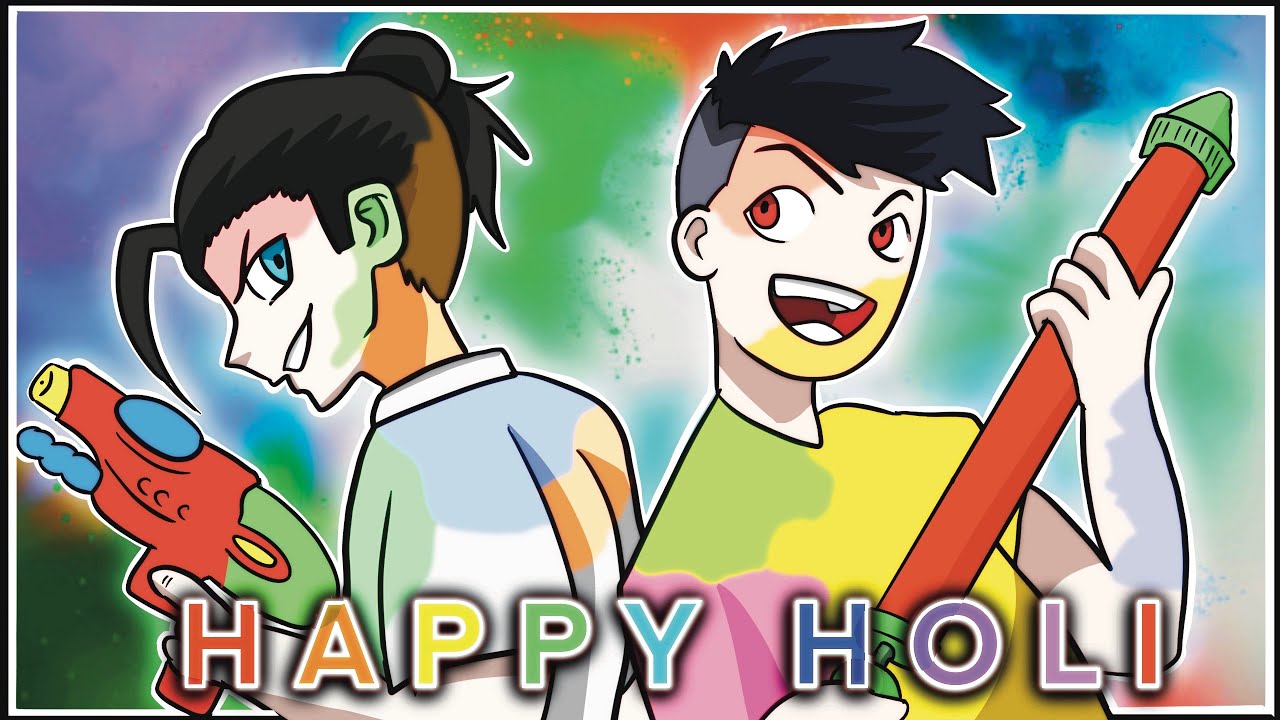 INDIANS on HOLI  | Storytime Animation