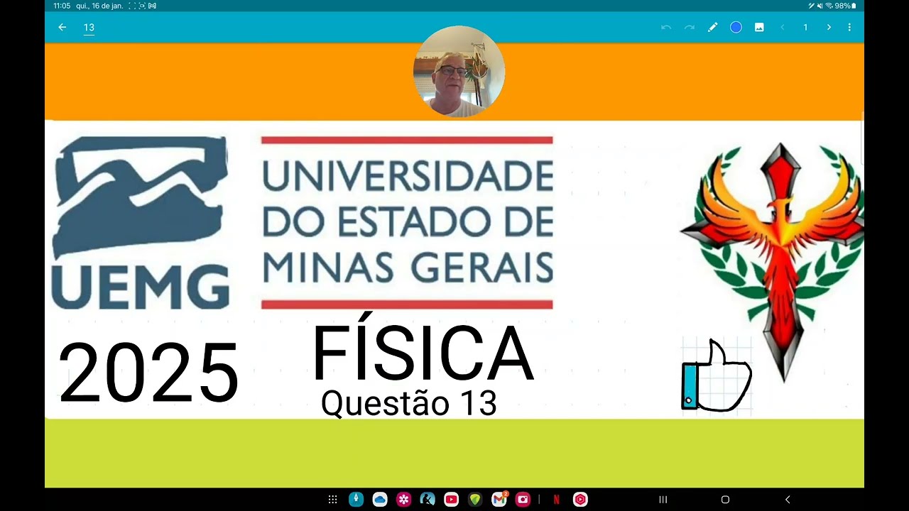UEMG 2025 FÍSICA questão 13,Durante uma partida de futebol, um jogador chuta uma bola de massa 450 g