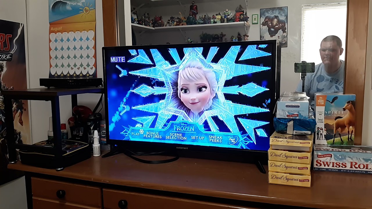 Прохождение меню Disney: Холодное сердце Blu-Ray/DVD от 2014 года ❄☃️⛄🌨🦌