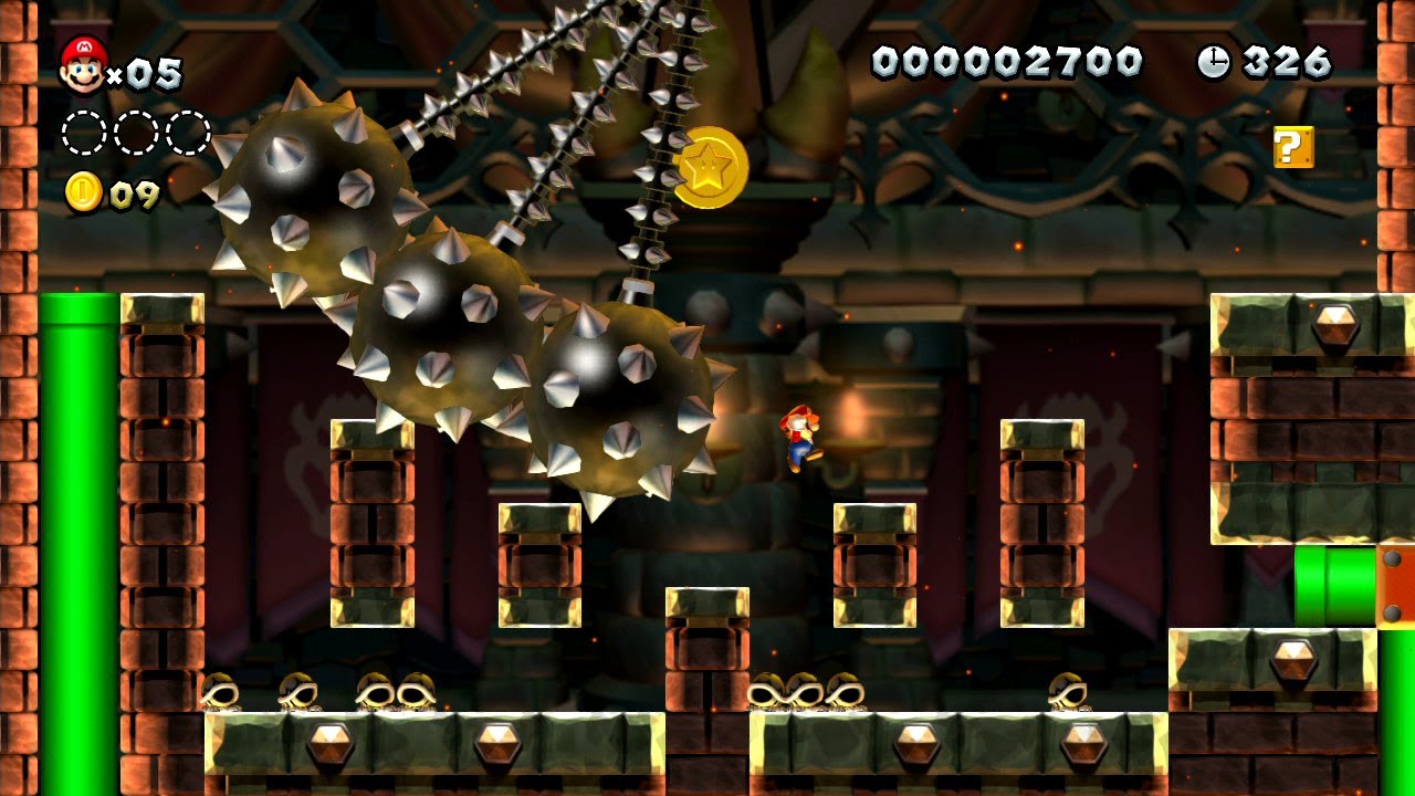 New Super Mario Bros. U - Pista Superstar 8 - Seconda Moneta Stella (Wii U)