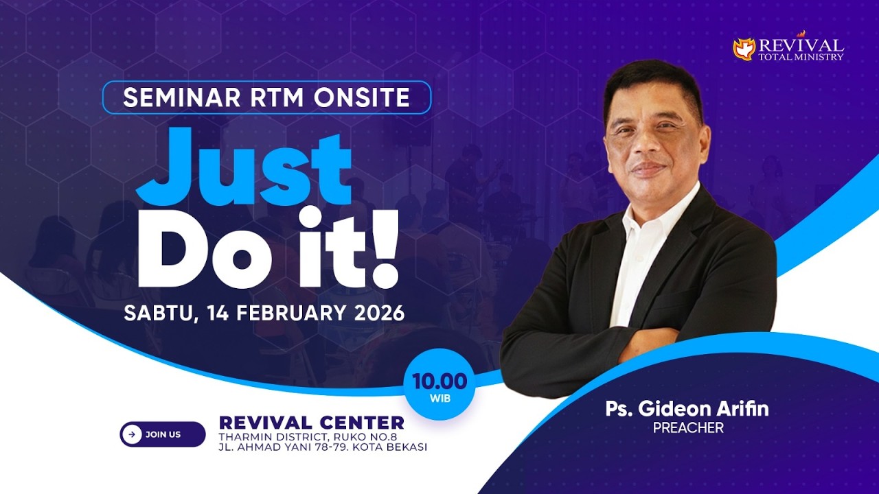 Just Do It l Seminar Onsite RTM 14 Feb'26 l Gideon Arifin