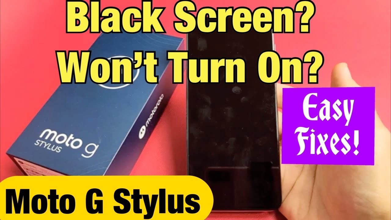 Moto G Stylus: чёрный экран? Не включается? Простые решения!