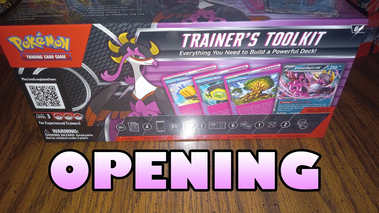 Opening The New Pokemon Trainers Toolkit 2025!