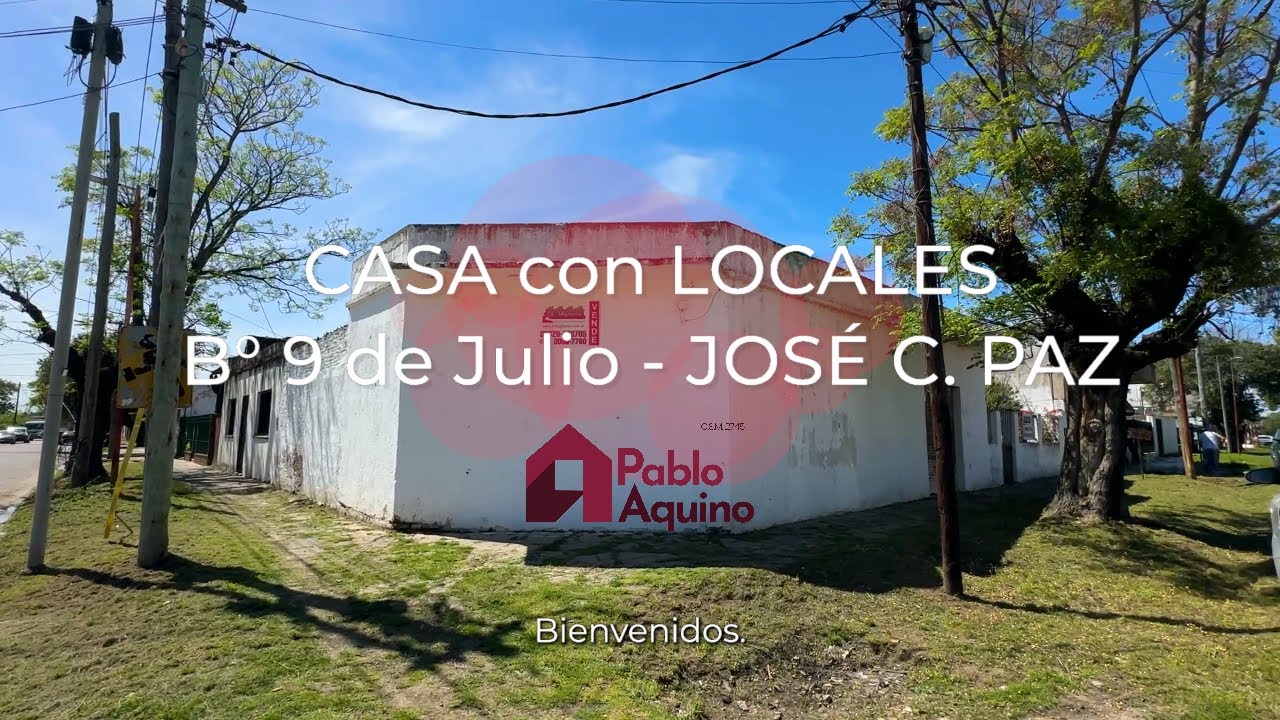 En venta Casa con Locales en Barrio 9 de Julio, JCP - ¡RETASADA! Con planos y escritura