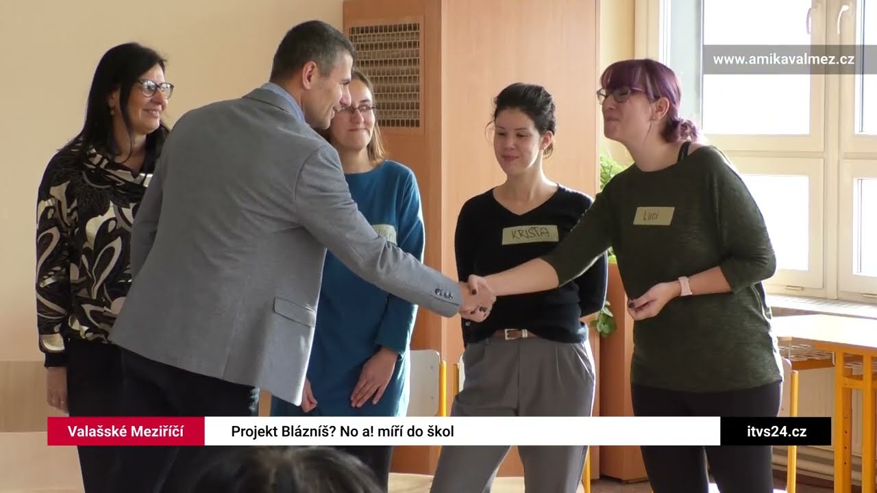 VALAŠSKÉ MEZIŘÍČÍ: Projekt Blázníš? No a! míří do škol