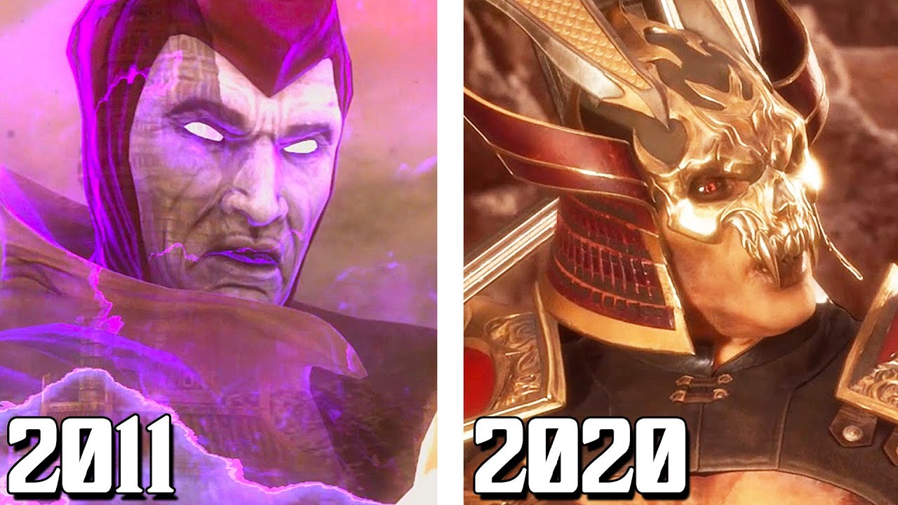 Shinnok Talking About Shao Kahn (MK9) vs Shao Kahn Talking About Shinnok (MK11)