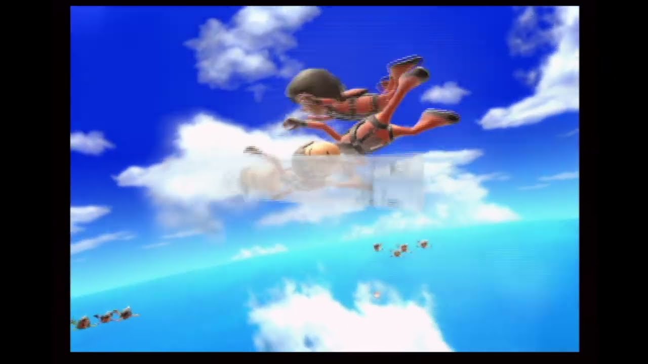 Wiiリモコンぶんぶん、Miiぐるんぐるん、スカイダイビング〔Wii Sports Resort〕