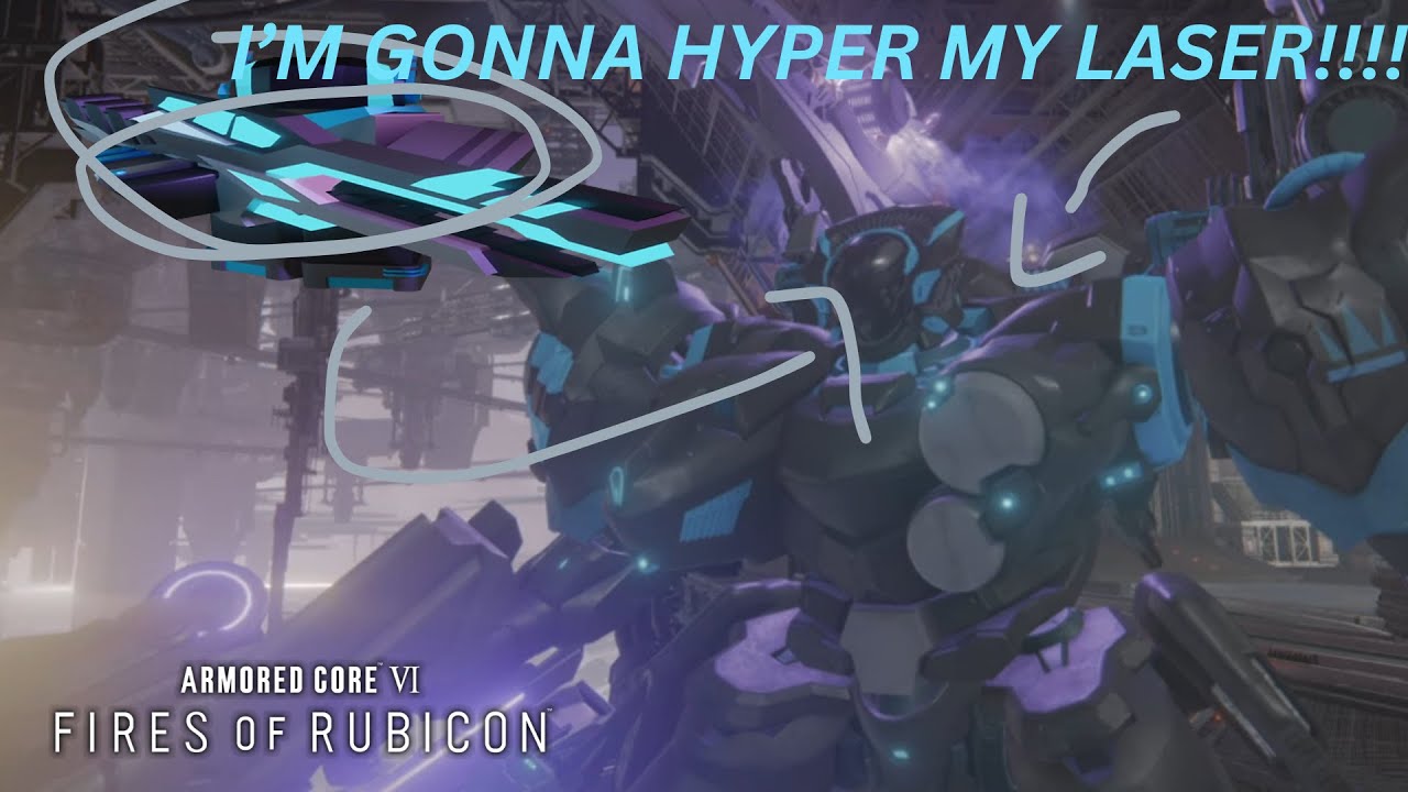 AC ‘Hyperlaser’ VS. ALLMIND (Armoured Core VI)