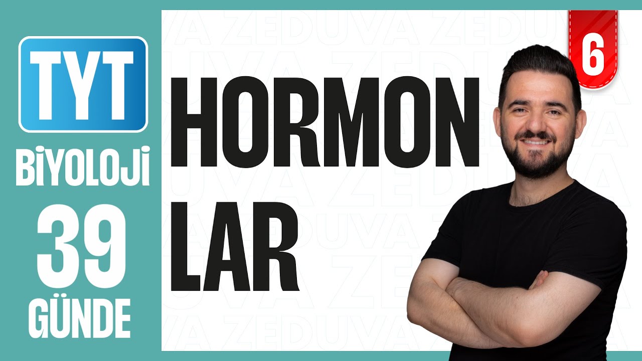 Hormonlar - Konu Anlatımı | 39 G&Uuml;NDE AYRINTILI TYT BİYOLOJİ KAMPI 2026-27 | 6