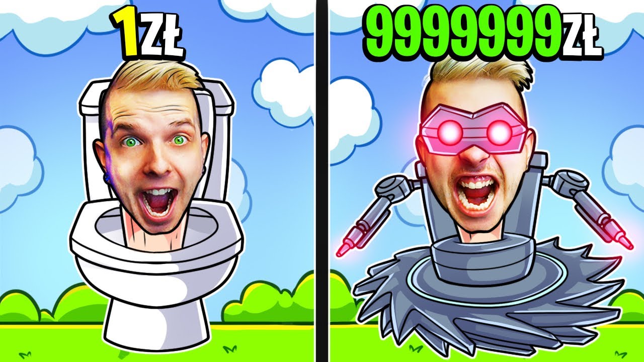 SKIBIDI TOILET ZA 1zł VS ZA 9999999zł!!