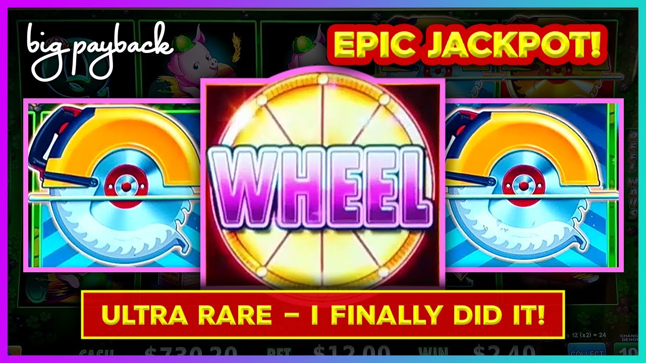 The Wheel → 6 Buzz Saws → EPIC JACKPOT!!! Huff N' Even More Puff Slots!
