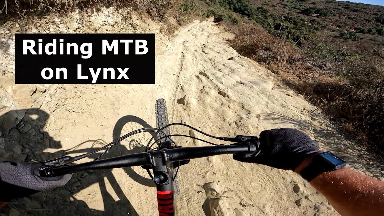 Riding MTB on Lynx (Black Diamond, Singletrack)