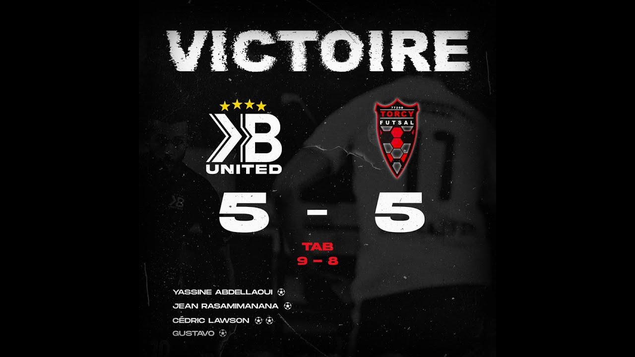 Rencontre KB United vs Torcy Futsal coupe de France