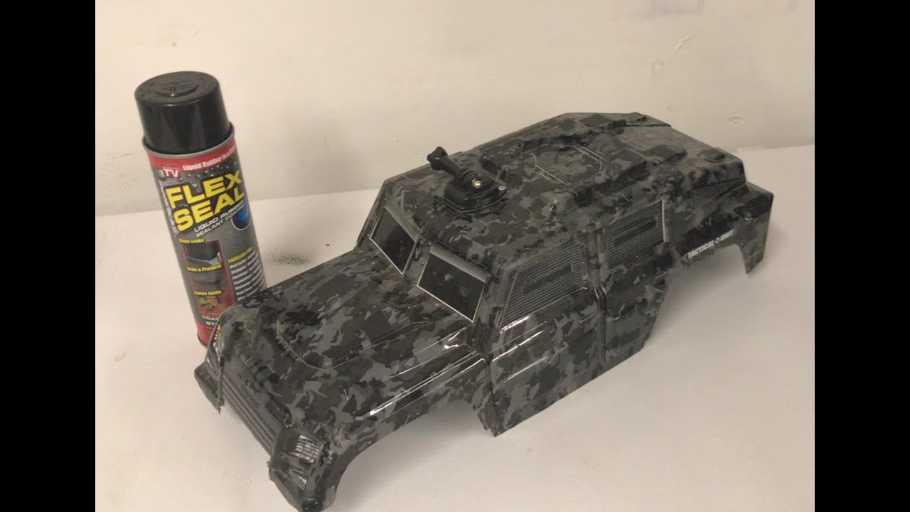 How to flex seal RC bodies
