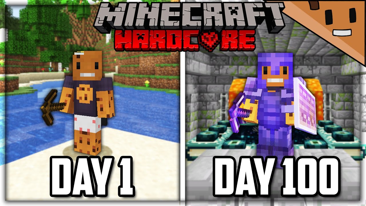 I Survived 100 Days in HARDCORE Minecraft... Here's What Happened