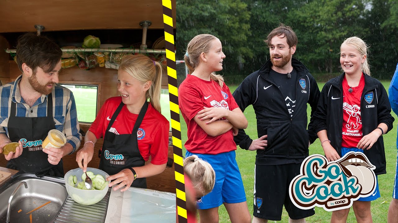 Gorm spiller fodbold med Caroline | kendt fra TV | GoCook by Coop