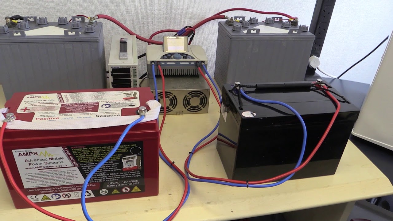 Lithium vs Lead acid test, by Sterling Power
