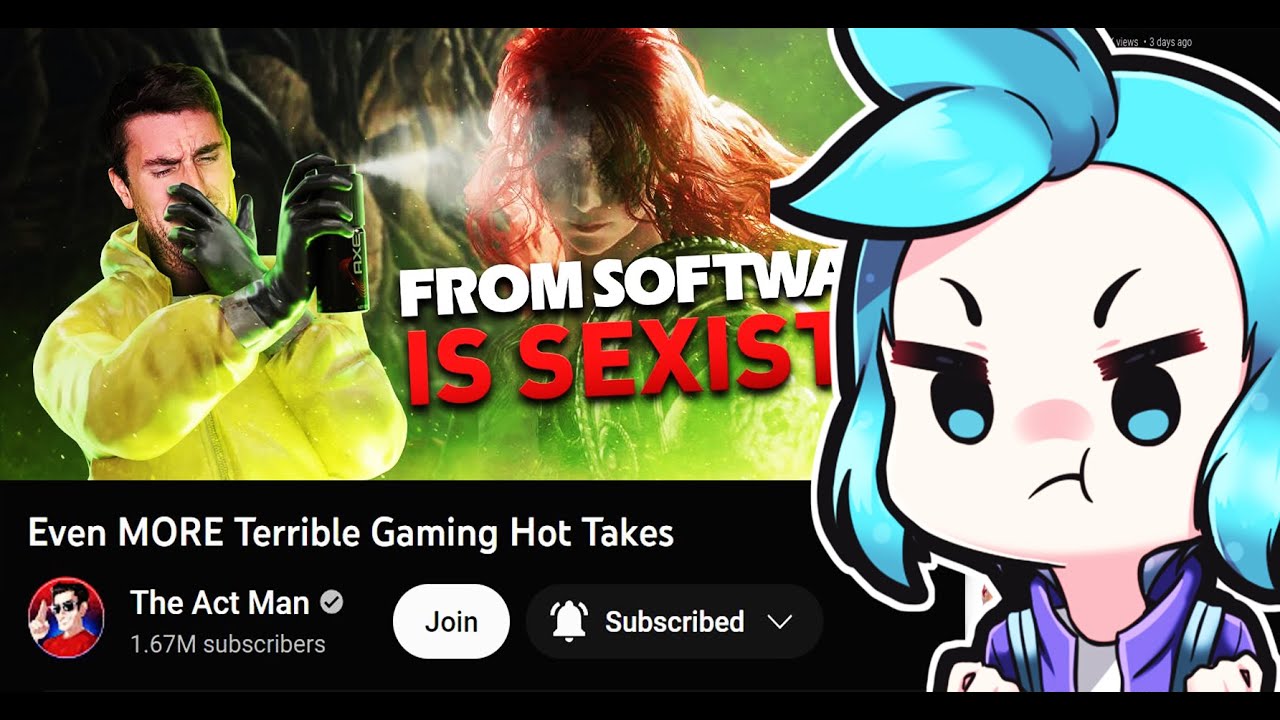 Am reacts to, 'Even MORE Terrible Gaming Hot Takes' | by The Act Man