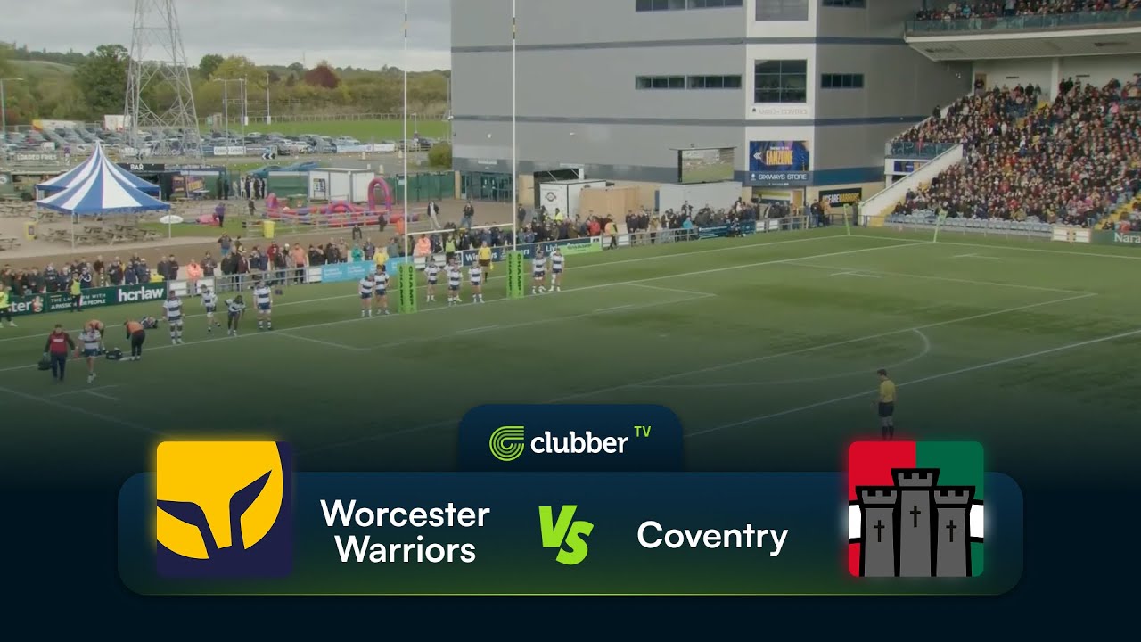 Worcester Warriors vs Coventry | Champ Rugby | 04/10/2025