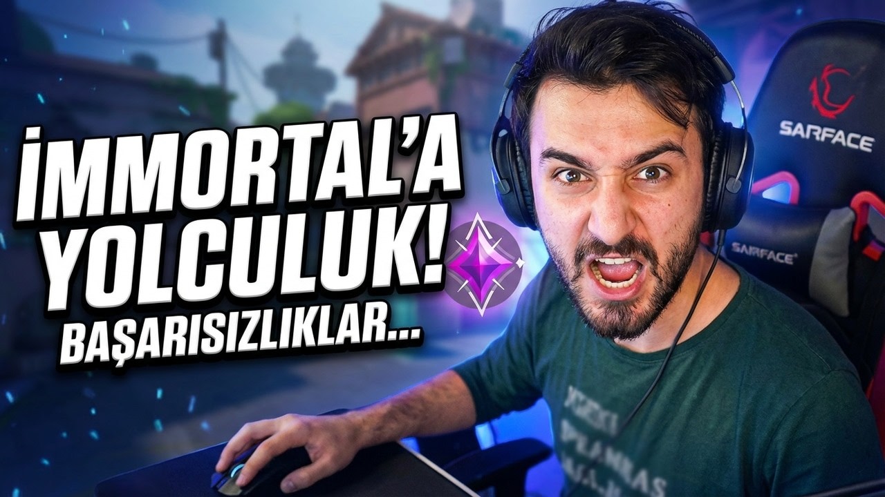 Sıfırdan Immortal'a! 💥 Valorant Clutch Momentler & Gaming Highlights