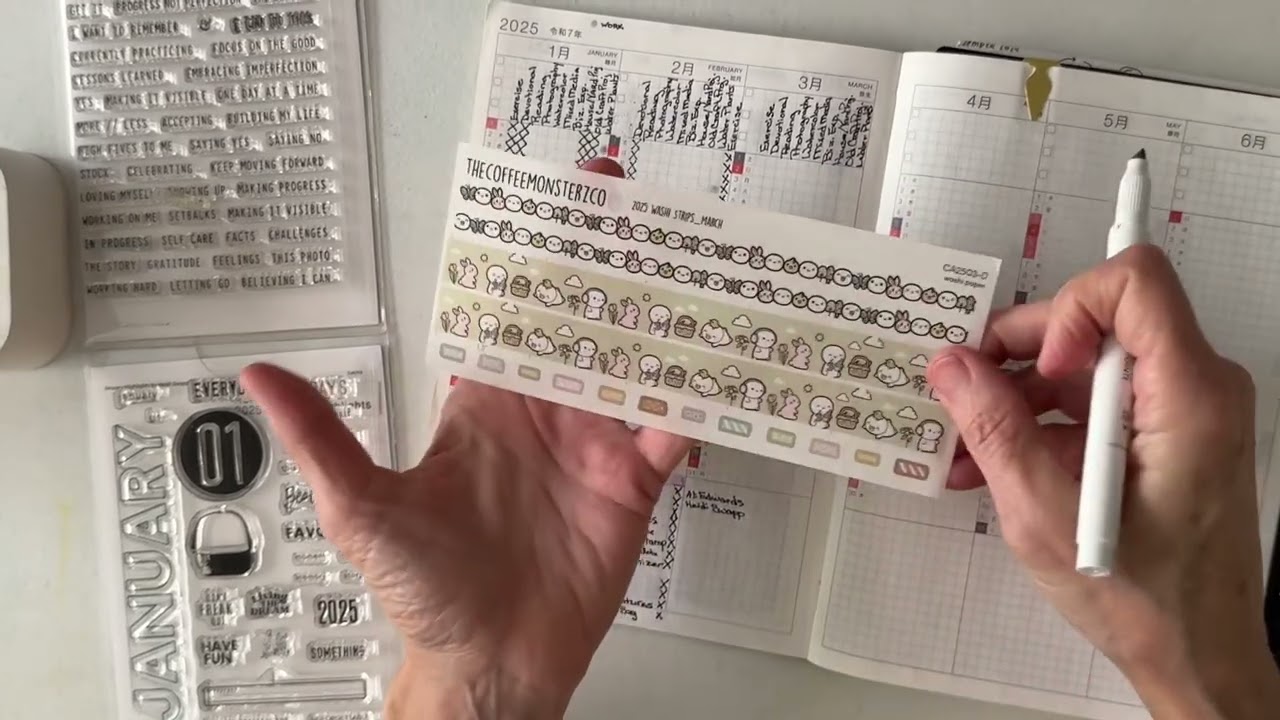 Planner set-up March 2025