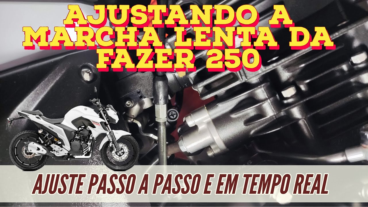 Regulando a Marcha Lenta da Fazer 250 FZ25 Lander