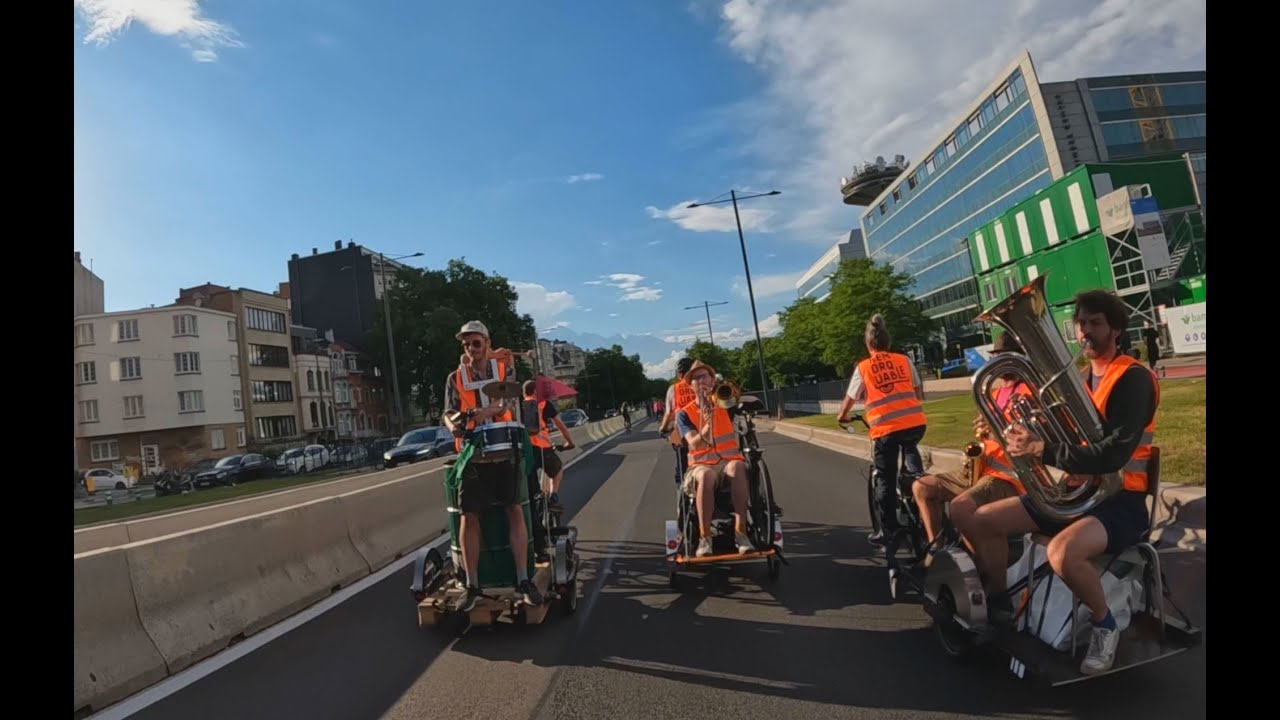 Brussels Critical Mass - 24 June 2022 - 4K GoPro