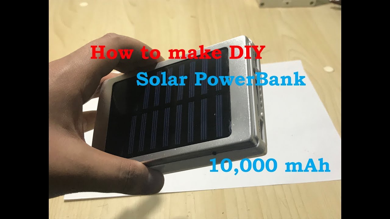 How to make DIY Solar Power Bank
