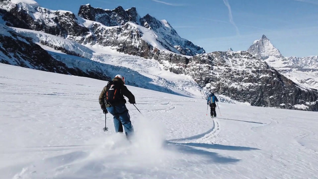 HELISKI MONTE ROSA | Col Du Lys to Zermatt | DJI Osmo pocket & Mavic Pro