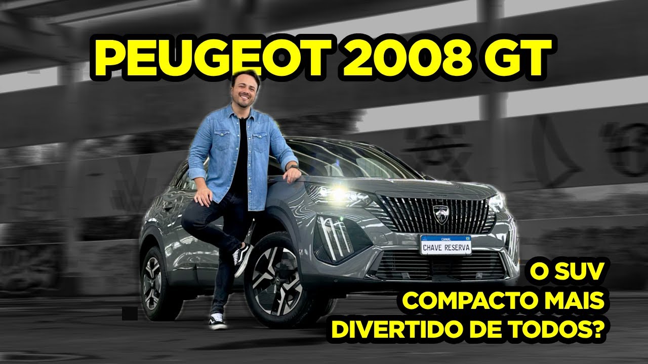 PEUGEOT 2008 GT 2024 - MELHOR QUE VOLKSWAGEN NIVUS? E O CONSUMO?