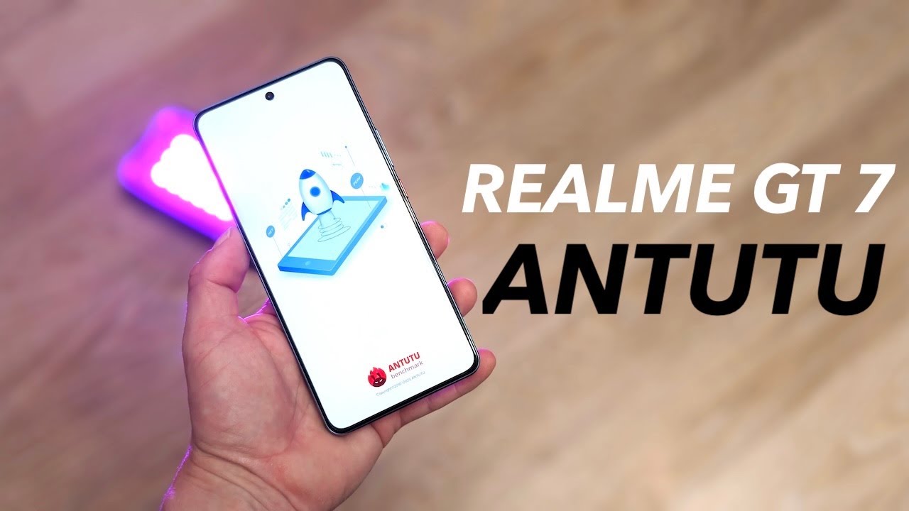 Тест производительности Realme GT 7 в AnTuTu! 🔥 #антуту