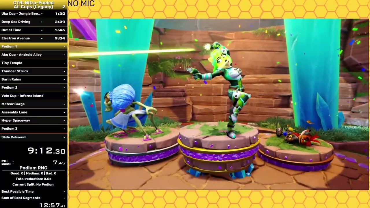 Crash Team Racing: Nitro-Fueled Legacy Cups Speedrun in 1:02:00