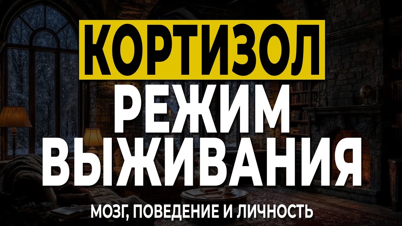 Кортизол: почему стресс управляет твоим поведением